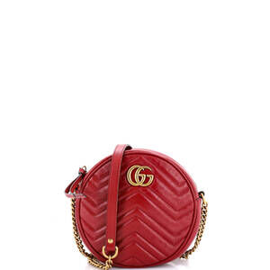 Gucci Gg Marmont Round Shoulder Bag #210998G10B